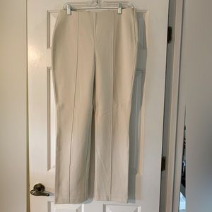 Chico’s creamy white colored dress pants - women’s size 1 - very soft/comfy!